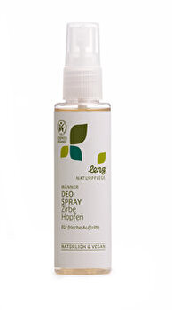 Das Männer Deo Spray Zirbe Hopfen von Lenz Naturpflege mit den besten Essenzen aus Hopfen und Zirbe beugt sicher Geruchsbildung vor und verwendet ausschließlich Zutaten aus dem Bereich der Naturkosmetik!