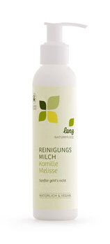 Reinigungsmilch Kamille Melisse von Lenz Naturpflege günstig bei Kokku im Veganshop kaufen!
