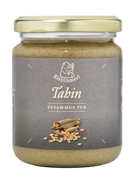 Tahin von Lima ohne Salz ist ein vielseitig einsetzbares Püree aus bei niedriger Temperatur gerösteten und feingemahlenen ganzen Sesamkörnern.