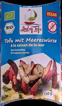 Den superauthentisch aussehnenden Tofu mit Meereswürze von Lord of Tofu könnt ihr ganz einfach mit frischem Knoblauch und etwas Olivenöl in einer Pfanne anbraten.