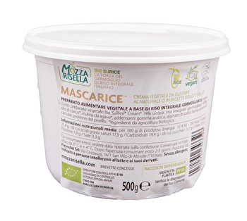 Die Mascarice Großpackung von MozzaRisella ist eine vegane Alternative zu Mascarpone und lässt sich damit hervorragend zum Herstellen von Süßspeisen verwenden.