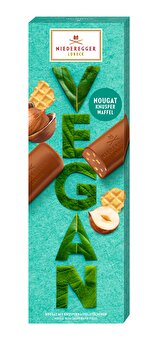 Die VEGAN Nougat Klassiker Knusper Waffel von Niederegger sind die perfekte Kombination aus zartem Nougat und knackigen Waffeln.
