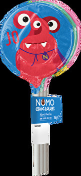 Die Schokoladen Lollies im 3er Pack von NOMO sind besonders bei Kindern unglaublich beliebt.