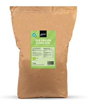 Die BIO Erbsen-Schnetzel von planeo im praktischen 7,5kg-Großpack sind ideal für die Gastro geeignet.