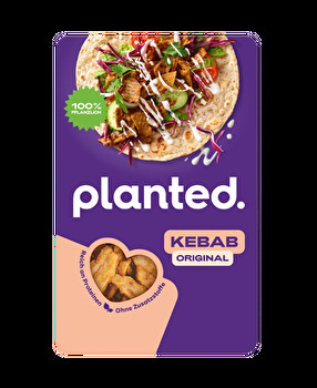 Der Kebab Original von planted. überzeugt mit seinem authentischen Geschmack und einer köstlichen Marinade.