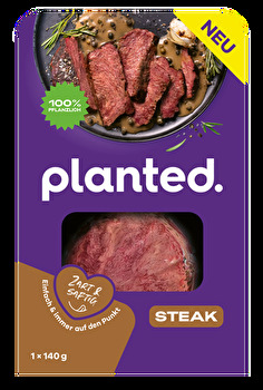 Planted. Steak – Ein pflanzlicher Genuss, der nicht nur geschmacklich überzeugt, sondern auch umweltfreundlicher ist.