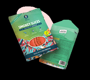 Die Smokey Slices °Dill & Lemon Style° von Revo ist die zweite Sorte des beliebten Räucherlachs Ersatzes mit einem zusätzlichen Frischekick.