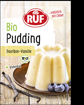 Der Bio Pudding Bourbon-Vanille von RUF bietet bestes Bourbon-Vanille-Aroma im Doppelpack!
