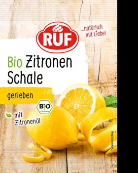 Die Bio Zitronenschalen von RUF sind die perfekte Alternative zu frischen Früchten. Die schonend gefriergetrockneten Zitronenschalen entfalten ein wunderbar herbes und fruchtiges Aroma, mit dem Du jedes Gebäck verfeinern kannst!