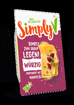Von den würzigen veganen Scheiben von Simply V kann man gar nicht genug bekommen!