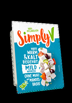 Der Hirte von Simply V steht jedem frischen Salat, cremigen Dip und jeder gefüllten Paprika oder Backkartoffel ganz wunderbar.