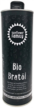 Das Bio Bratöl von der SunflowerFamily wird dein neuer Lieblingsbegleiter beim Kochen sein.