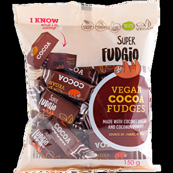Die Toffees °Cocoa Flavour° von Super Fudgio schmecken wirklich verdammt schokoladig, schmelzen im Mund und sind von Natur aus extrem soft! Toffees wie sie eben sein sollten!