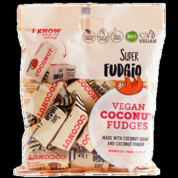 Die Toffees °Coconut Flavour° von Super Fudgio schmecken wirklich einmalig intensiv nach Kokosnuss, sind extrem weich und schmelzen im Mund.