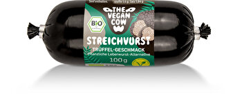 Wir finden trotzdem, Trüffel ist und bleibt etwas besonderes, genauso wie diese neue Streichvurst von The Vegan Cow.