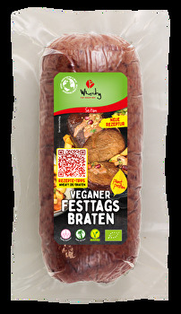 Mit dem veganen Festtagsbraten von Wheaty gelingt Dir dein veganer Festschmaus garantiert!