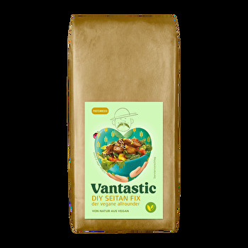 Das DIY Seitan Fix 750g von Vantastic macht die Herstellung von Seitan zum Kinderspiel.