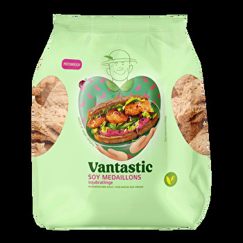 Die Soja Medaillons im Kleinformat von Vantastic Foods sind besonders für Single-Haushalte geeignet und stellt eine hochwertige Eiweißquelle dar
