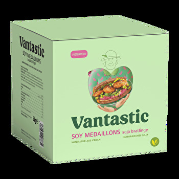 Soja Medaillons im Gastro-Format von Vantastic günstig bei kokku-online.de kaufen.