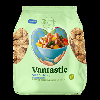 Die Soja Schnetzel 250g von Vantastic im Kleinformat.