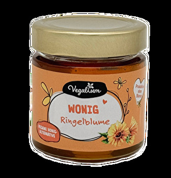 Wer eine richtig gute, vegane Alternative zu Blütenhonig sucht, wird den Ringelblumen Wonig von Vegablum lieben!
