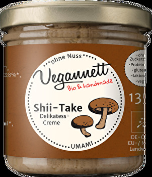 Der Shii-Take Aufstrich von Vegannett ist eine herzhafte Delikatesse.