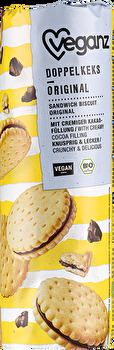 Die Originalen Doppelkekse von Veganz erinnern dich sicherlich an einen bekannten Klassiker im Keksregal.