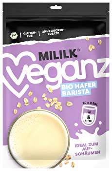 Die Mililk Hafer Barista von Veganz ist eine Neuheit im Pflanzendrink Regal. Anders als du es vielleicht bislang kennst, handelt es sich hierbei allerdings um getrockneten Haferdrink in Blättern.