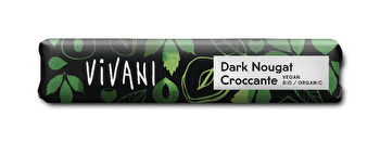 Die beliebte „Dunkle Nougat“ von Vivani gibt es nun im handlichen Dark Nougat Croccante Riegel für Zwischendurch.