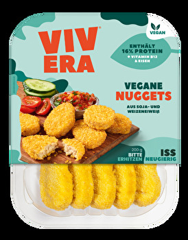 Die Veganen Nuggets von Vivera sind eine köstliche Alternative zu Chicken Nuggets auf Basis von Soja- und Weizeneiweiß.
