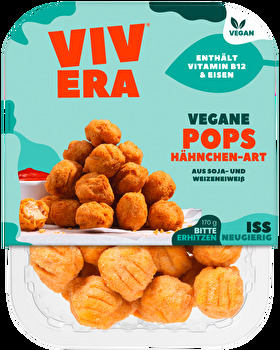 Die Veganen Pops Hähnchen Art von Vivera lassen nicht nur die Kinder Herzen höher schlagen...