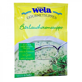 Wenn es mal schnell gehen muss, Du aber trotzdem wie ein Gourmet schlemmen willst, dann ist die vegane Gourmet Bärlauchcremesuppe von Wela die richtige Wahl.