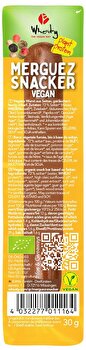Im Merguez Snacker von Wheaty kommen ausschließlich hochwertige Bio-Zutaten zum Einsatz.