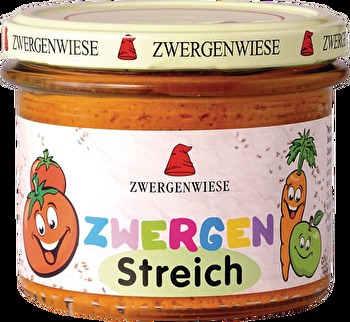 Der Zwergen Streich Tomate wurde im Hause Zwergenwiese speziell für Kinder entwickelt.