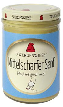 Der Mittelscharfe Senf von Zwergenwiese überzeugt durch seine cremige Konsistenz und angenehme Schärfe.