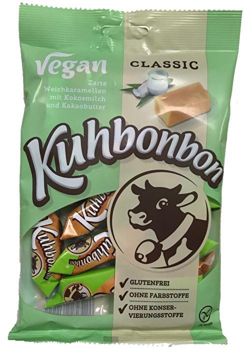 Vegane Karamell Bonbons von Kuhbonbon günstig bei Kokku im Veganshop kaufen!