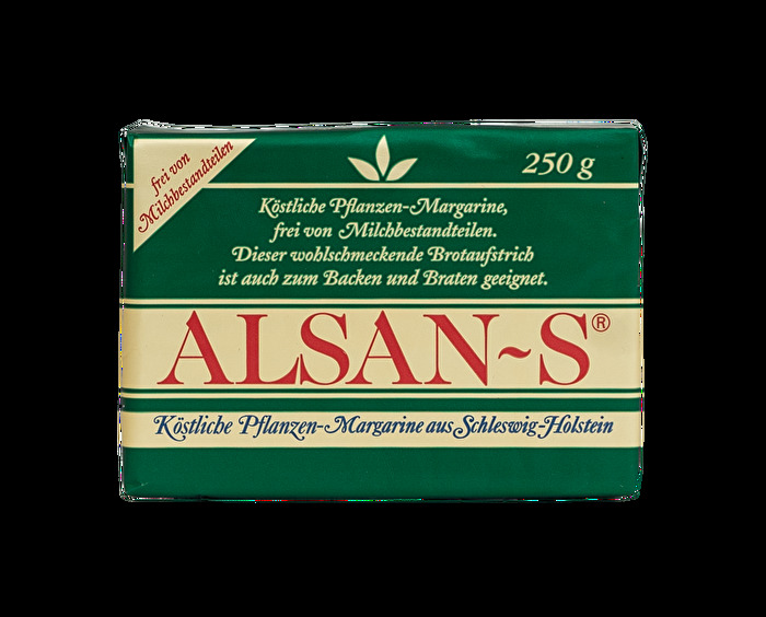 Die Alsan-S Margarine ist die konventionelle Schwester zur Alsan-Bio.
