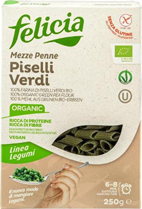 Vegane Grüne Erbsen Fusilli von Fecilia Bio günstig bei kokku im veganen Onlineshop kaufen!