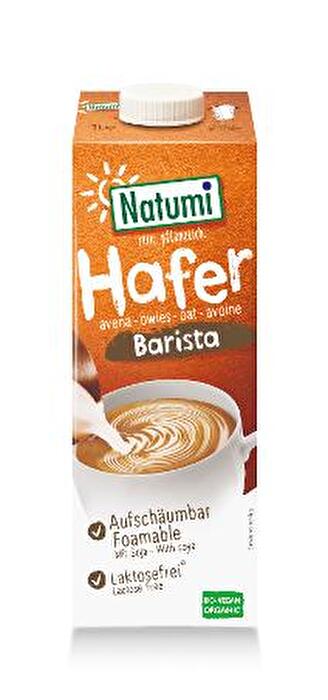 Der Haferdrink Barista von Natumi bringt jetzt endlich richtig tollen, festen Haferschaum auf den Kaffee!