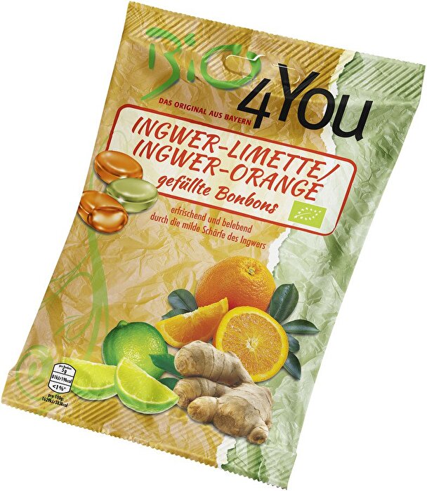 Bio4you °Ingwer Limette & Ingwer Orange° gefüllt, geben einen erfrischenden und belebenden Genuss durch die milde Schärfe des Ingwers. Limette und Orange bieten eine angenehm fruchtige Note.