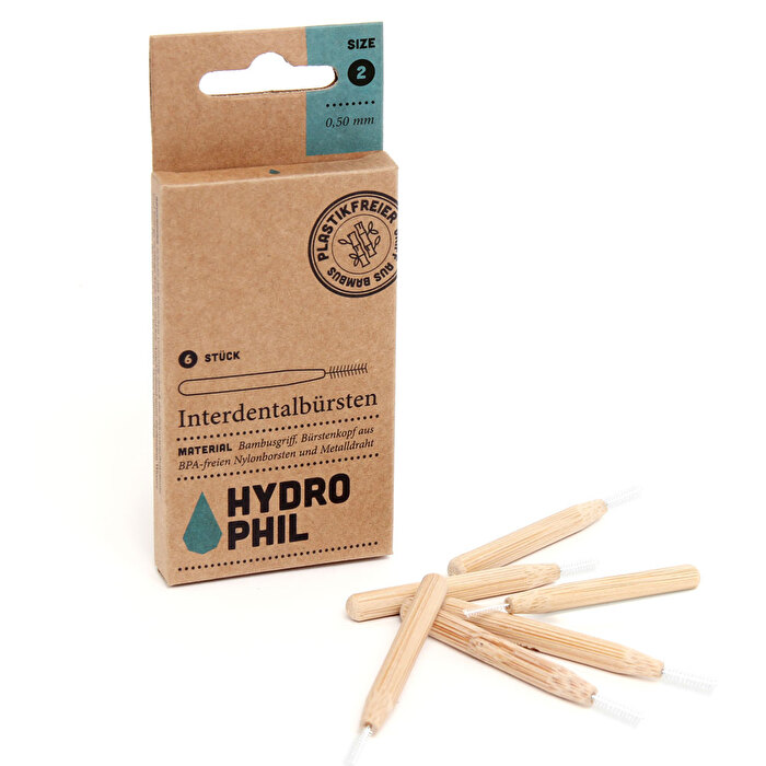 Die Interdental-Sticks 0,5mm von Hydrophil für mittelgroße Zahnzwischenräume bietet Dir perfekte Pflege und Nachhaltigkeit. Die Sticks sind aus Bambus und biologisch voll abbaubar.