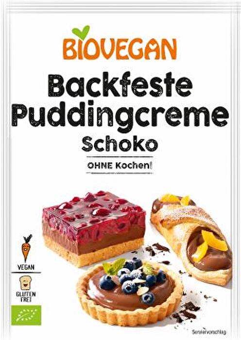 Backfeste Puddingcreme °Schoko° - Ohne Kochen! von Biovegan günstig bei Kokku im Veganshop kaufen!