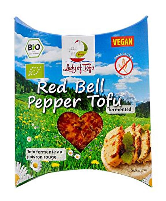 Red Bell Pepper Tofu mit Paprika von Lord of Tofu günstig bei Kokku im Veganshop kaufen!