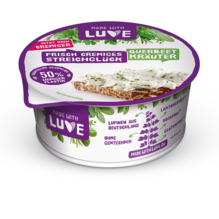 Veganer Lupinen Aufstrich Kräuter von Made With Luve günstig bei kokku im veganen Onlineshop kaufen!