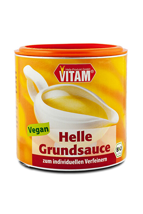 VITAM Bio Helle Grundsauce lässt sich ideal als Basis für eine Bechamel- und/oder Hollandaisealternative verwenden.