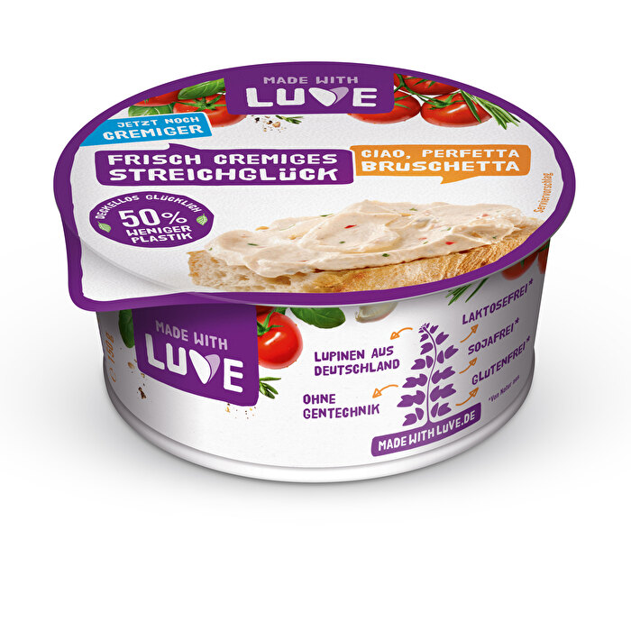 Veganer Lupinen Aufstrich Bruschetta von Made With Luve günstig bei kokku im veganen Onlineshop kaufen!