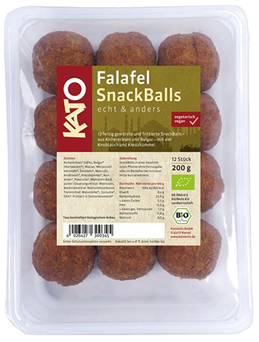 Die SnackBalls Falafel von Kato sind ein Leckerbissen für alle Liebhaber von Vleischbällchen! Die kleinen Balls enthalten jede Menge Kichererbsen und Bulgur, sind ordentlich gewürzt und leicht in der Pfanne zuzubereiten!