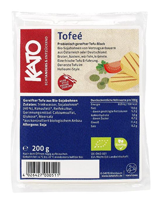 Der Tofeé Tofu von Kato kommt einem echten Halloumi schon erstaunlich nahe! Wer die griechische Käsespezialität seinerzeit mochte, wird hier mit dem Tofu seine helle Freude haben!