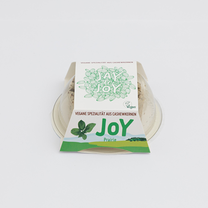 Joy Prairie - die Alternative zu Kräuterfrischkäse von Jay & Joy ist angenehm cremig und erhält durch ihre Cashewbasis eine besonders käsige Note.