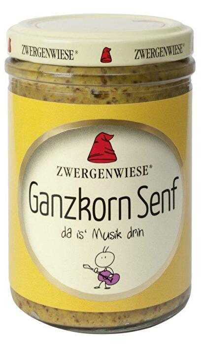 Der Ganzkorn Senf von Zwergenwiese ist universell einsetzbar und veredelt Dir so manches Gericht.